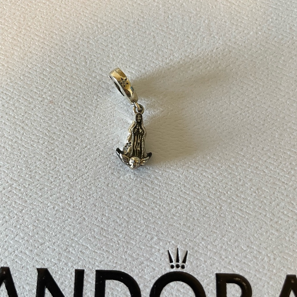 Virgin of Guadalupe motif dangle charm
